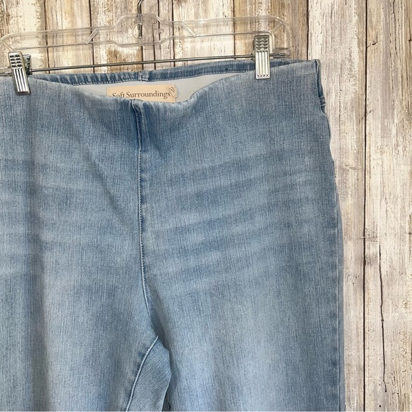Soft Surroundings Ultimate Soft Pull On Snap Leg Jeans - Picture 4 of 6